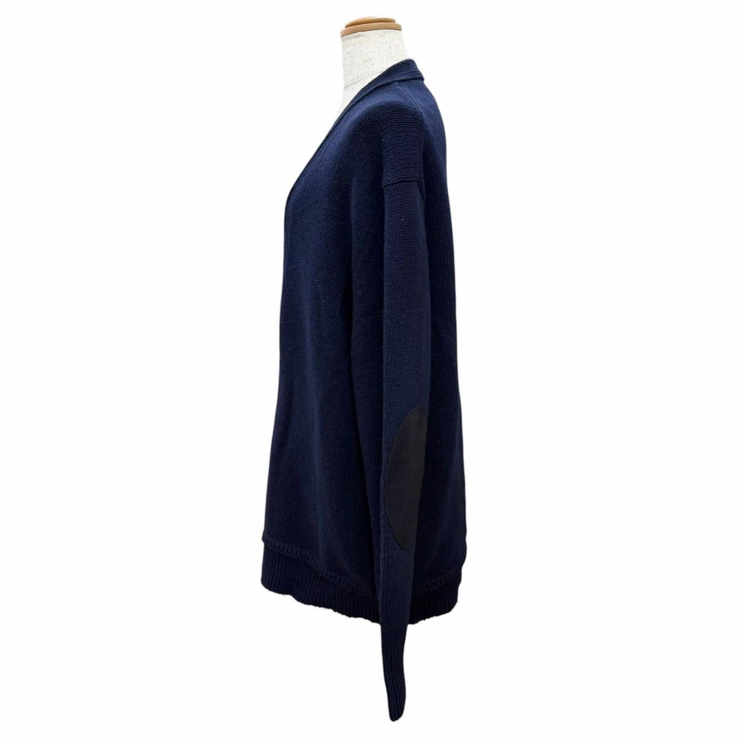 Excellent Maison Margiela 14 cardigan 4-stitch elbow patch V-neck long-sleeve S