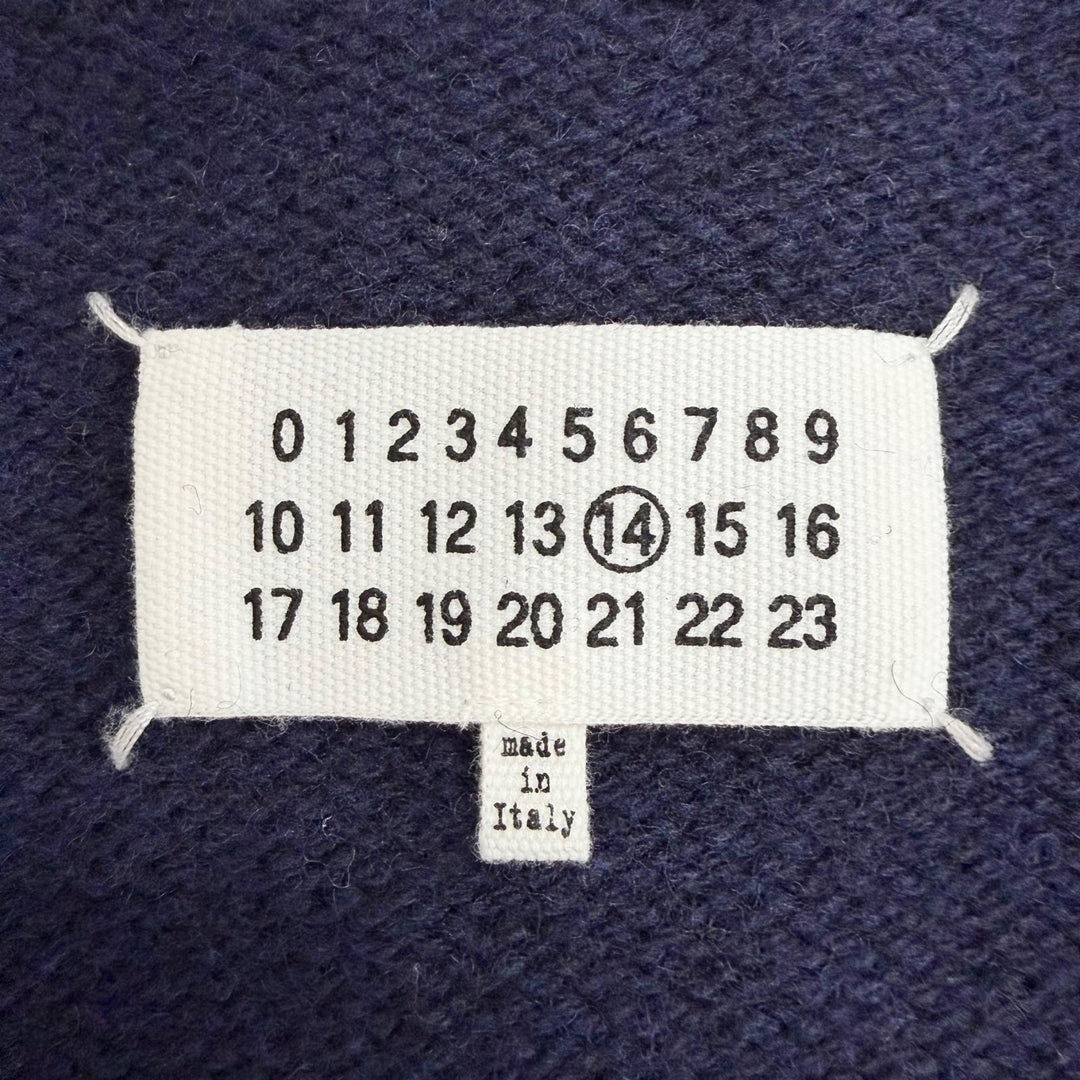 Excellent Maison Margiela 14 cardigan 4-stitch elbow patch V-neck long-sleeve S