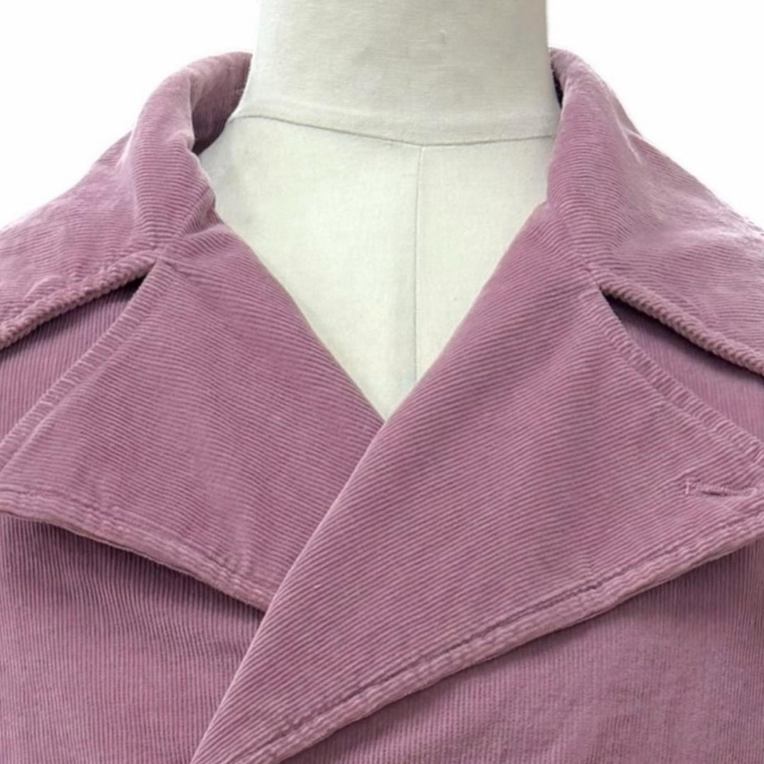 Pristine BOTTEGAVENETA pea coat Corduroy double-breasted padded jacket 52 383534