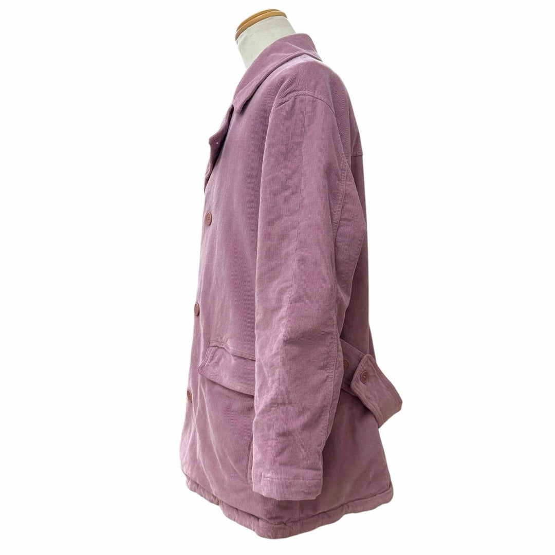 Pristine BOTTEGAVENETA pea coat Corduroy double-breasted padded jacket 52 383534
