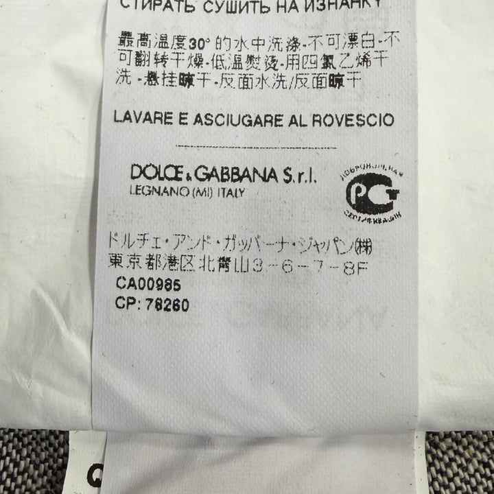Pristine DOLCE&GABBANA Denim pants 14 Black Tag With logo black cotton mens IT46