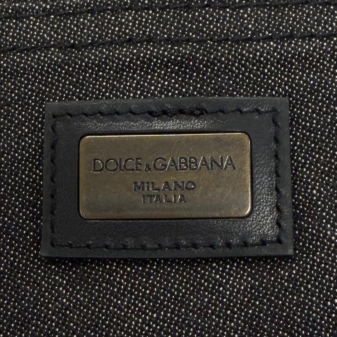Pristine DOLCE&GABBANA Denim pants 14 Black Tag With logo black cotton mens IT46
