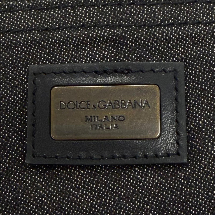 Pristine DOLCE&GABBANA Denim pants 14 Black Tag With logo black cotton mens IT46