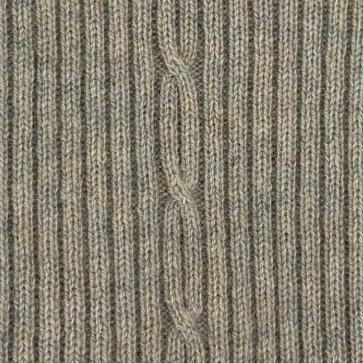Pristine Loro Piana one piece Plane Tree Dress beige Baby Cashmere XS FAP5957