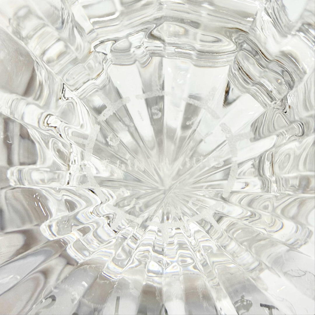 Pristine HERMES Saint Louis Versailles Medici Vase, Diamond Cut, Purchased