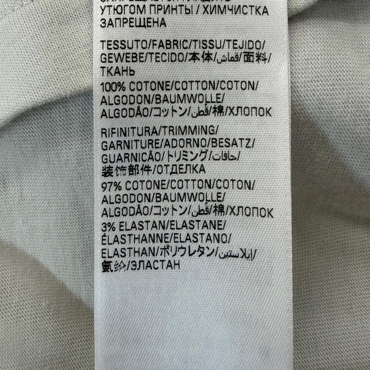 Pristine BALENCIAGA Short sleeve T-shirt I Love Paris Crew neck gray 4 787349