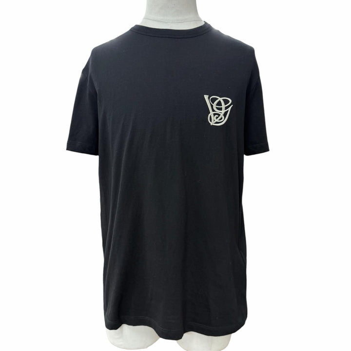 Excellent VALENTINO Short sleeve T-shirt Vg patch logo embroidery M 7V3MG10VB2W