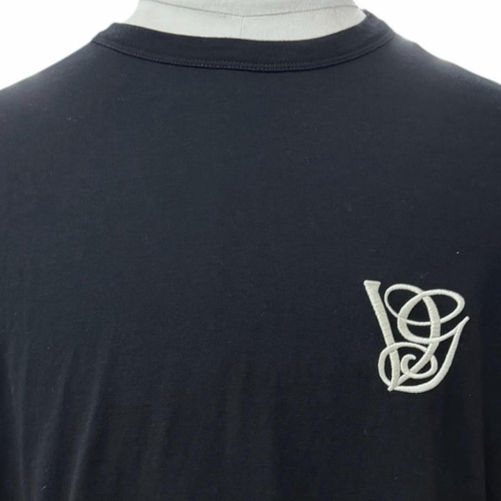 Excellent VALENTINO Short sleeve T-shirt Vg patch logo embroidery M 7V3MG10VB2W