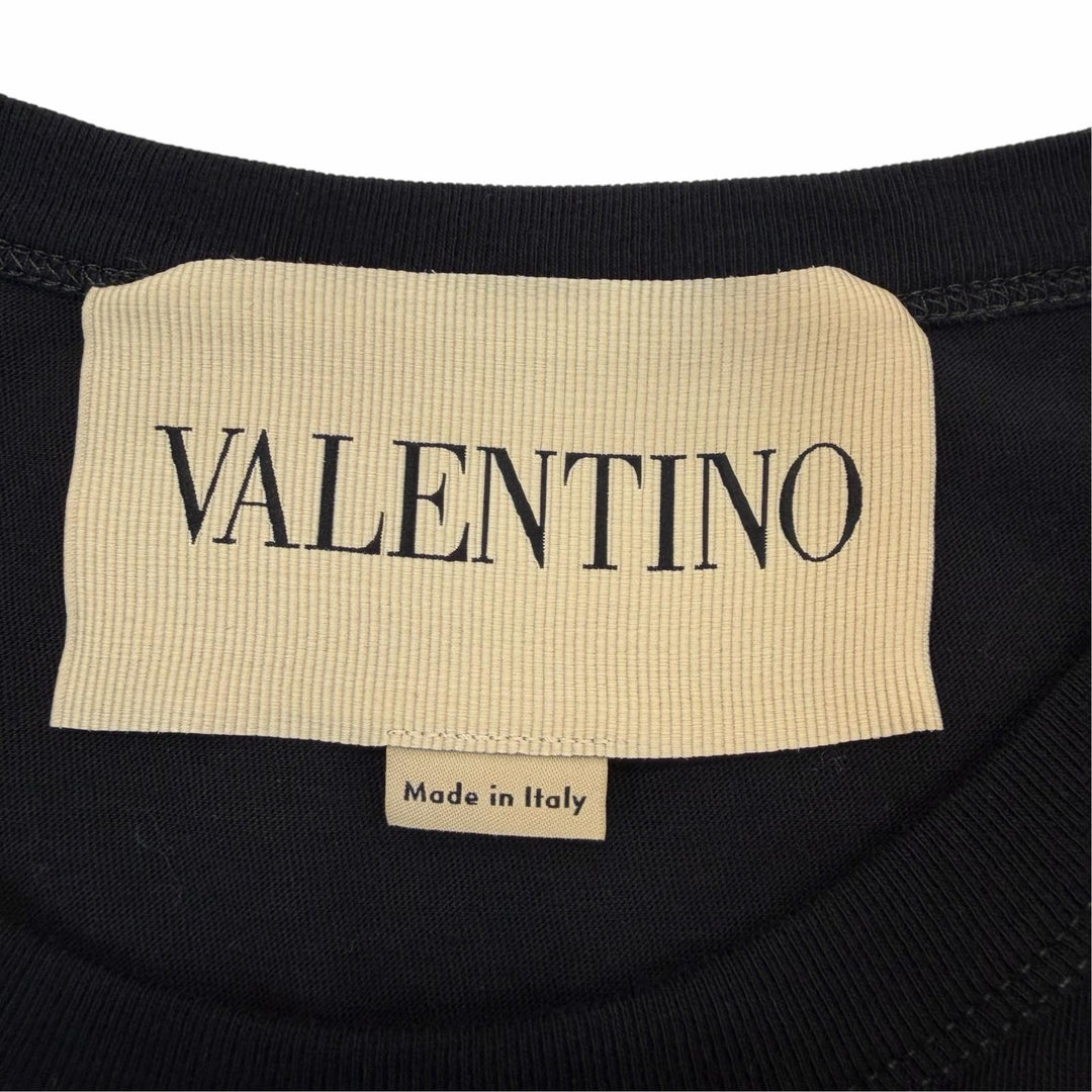 Excellent VALENTINO Short sleeve T-shirt Vg patch logo embroidery M 7V3MG10VB2W