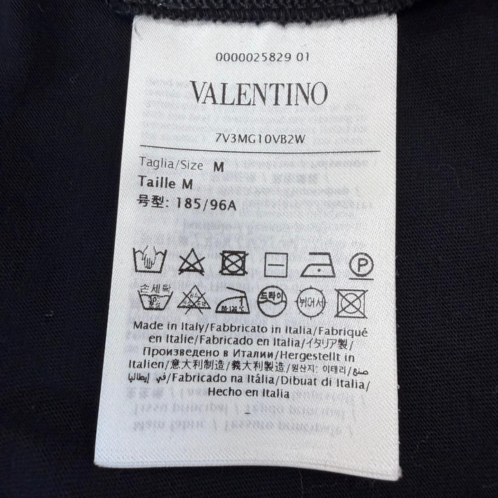 Excellent VALENTINO Short sleeve T-shirt Vg patch logo embroidery M 7V3MG10VB2W