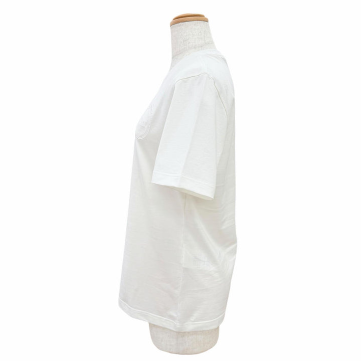 Excellent DIOR Short sleeve T-shirt medallion embroidery white S 623T13A4265