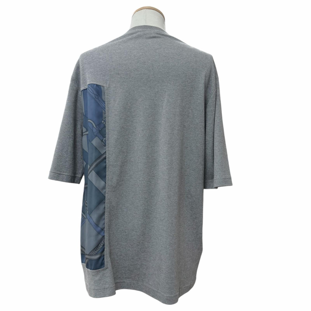 Excellent HERMES Short sleeve T-shirt Parcours Sans Faute Decadre silk H467920HZ