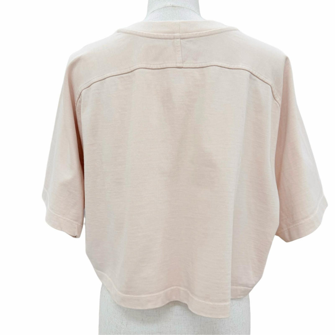 Excellent LOUIS VUITTON Short sleeve T-shirt Signature Monogram Pocket Cropped S