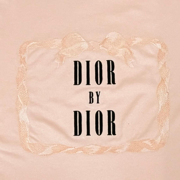 Excellent DIOR Oversized Embroidered Book Cover T-Shirt pink XL 643T12A4C65