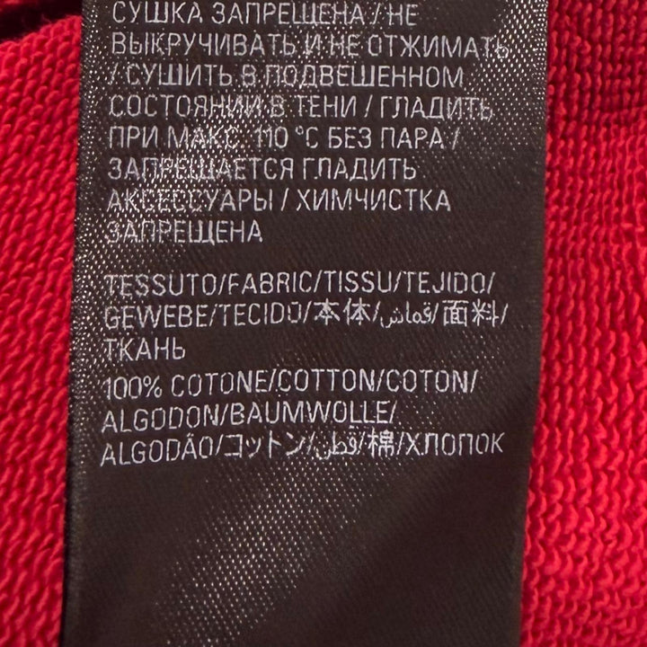 Pristine BALENCIAGA hoodie to my love CD Damage processing pullover Red 2 739024