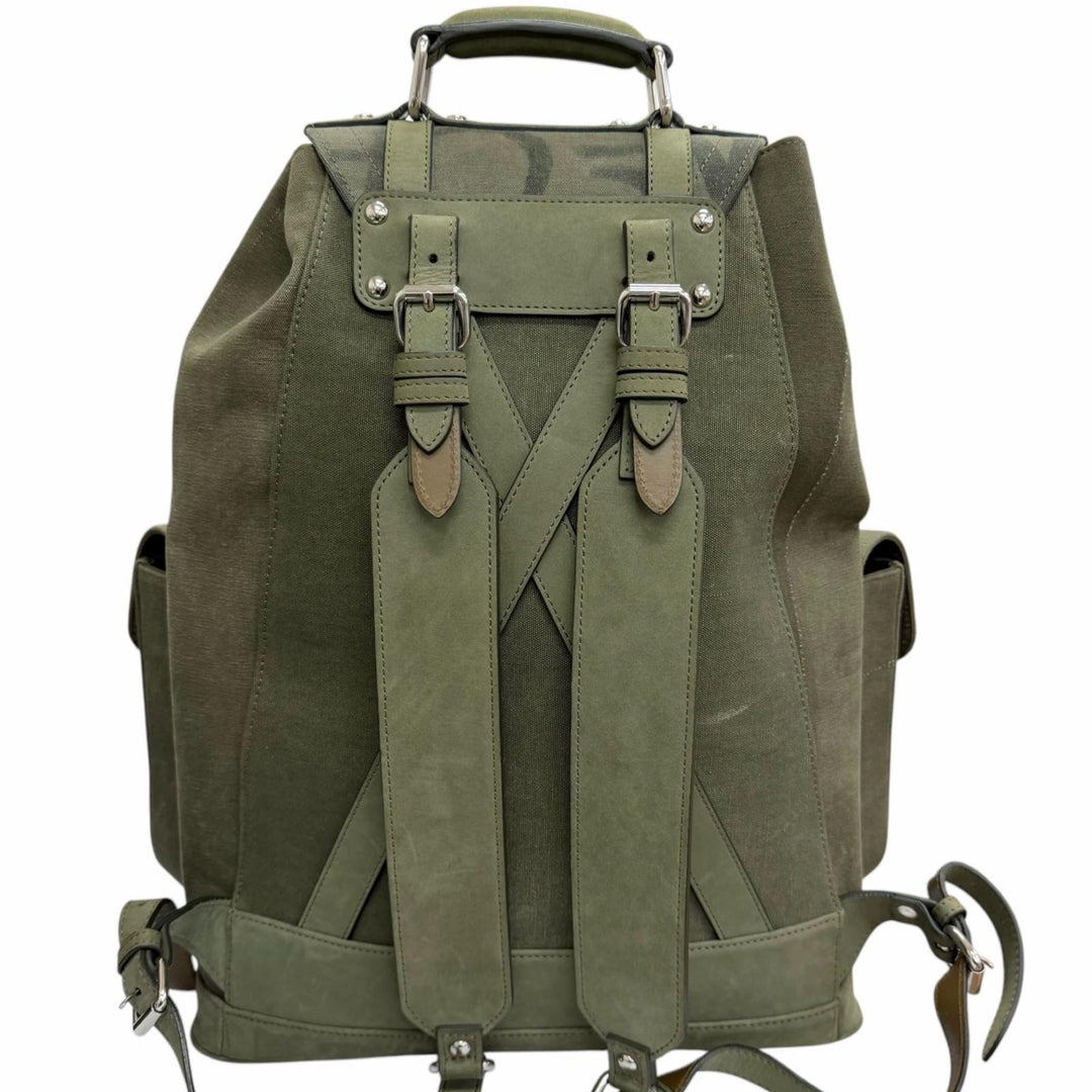Excellent READYMADE Backpack Daypack FIELD PACK military khaki canvas mens