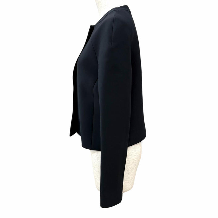 Excellent Christian Dior collarless jacket Cropped pants wool 38 221V10A1162