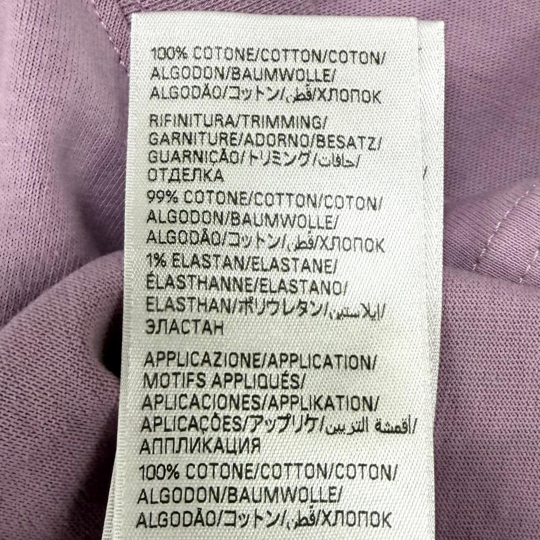 Excellent BALENCIAGA Lilac Cotton Oversize T-Shirt Damage processing XS A00497