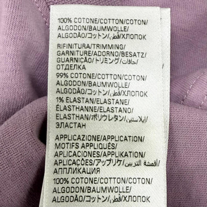 Excellent BALENCIAGA Lilac Cotton Oversize T-Shirt Damage processing XS A00497