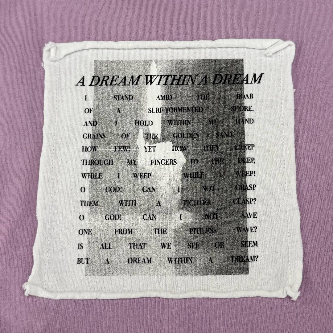 Excellent BALENCIAGA Lilac Cotton Oversize T-Shirt Damage processing XS A00497