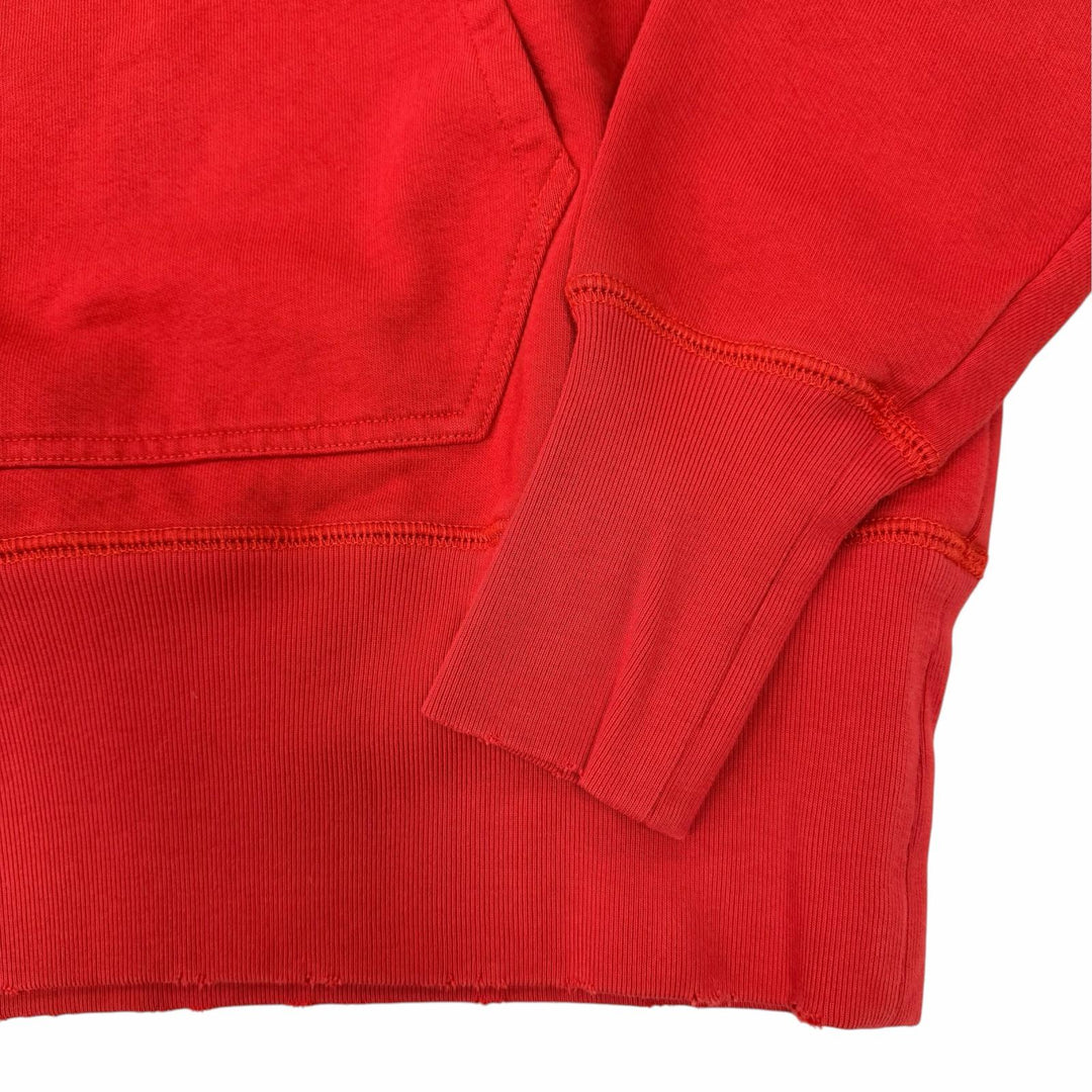 Pristine Maison Margiela 1 hoodie Oversized silhouette Red cotton XS S51GU0141