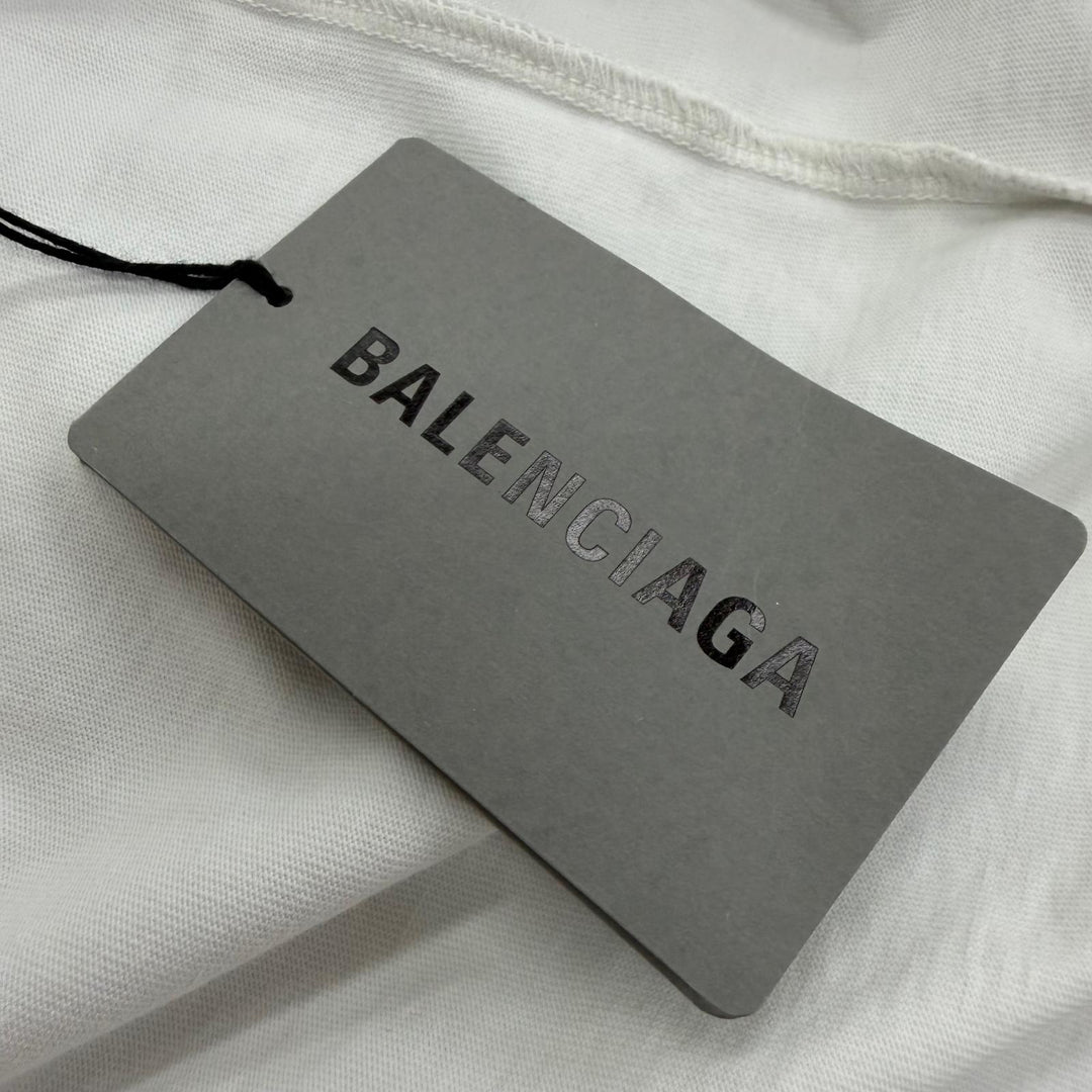 Pristine BALENCIAGA Short sleeve T-shirt Je T’aime Damage processing S 744439