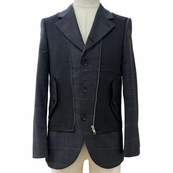 Excellent COMME des GARCONS HOMME DEUX tailored jacket gray wool mens XS DP-J048