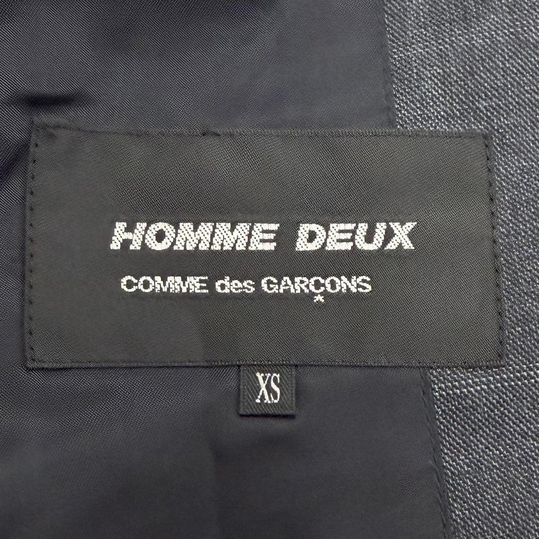 Excellent COMME des GARCONS HOMME DEUX tailored jacket gray wool mens XS DP-J048