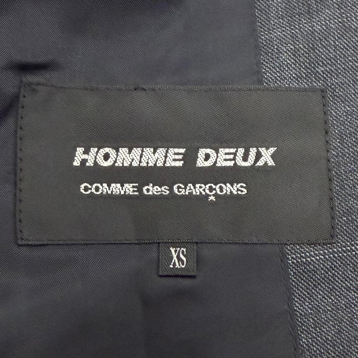 Excellent COMME des GARCONS HOMME DEUX tailored jacket gray wool mens XS DP-J048