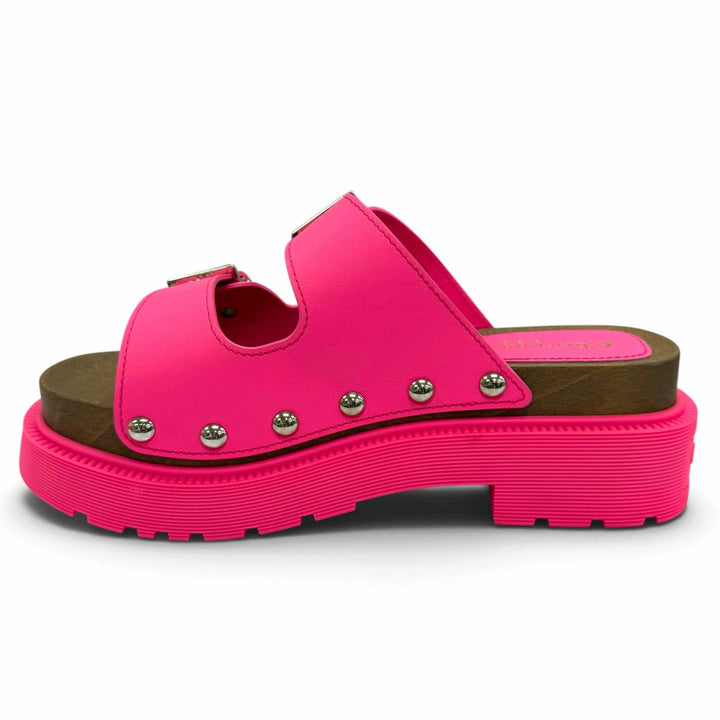 Pristine Christian Dior Sandals DIORQUAKE Belt Design Leather pink Women IT 36