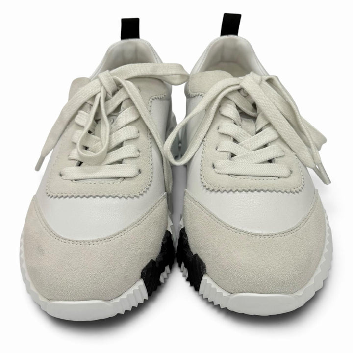 Pristine HERMES sneakers Sneaker Bouncing white Calfskin Leather Women 35