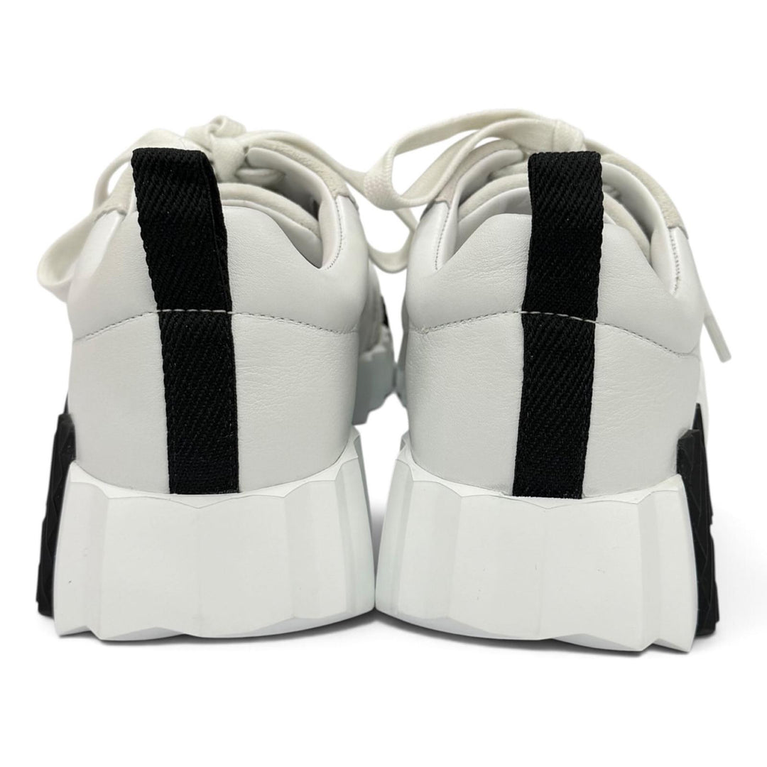 Pristine HERMES sneakers Sneaker Bouncing white Calfskin Leather Women 35