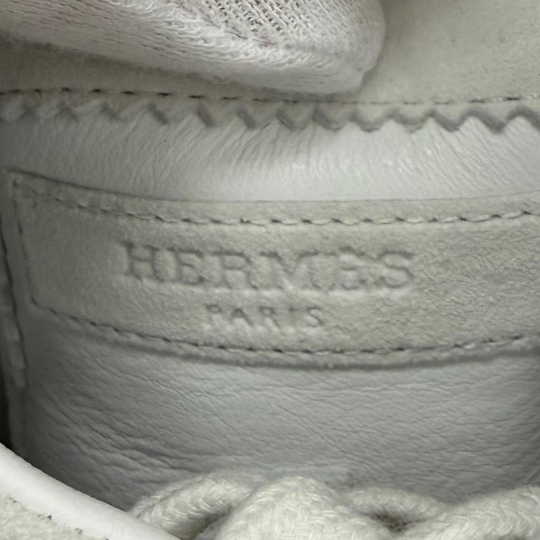 Pristine HERMES sneakers Sneaker Bouncing white Calfskin Leather Women 35