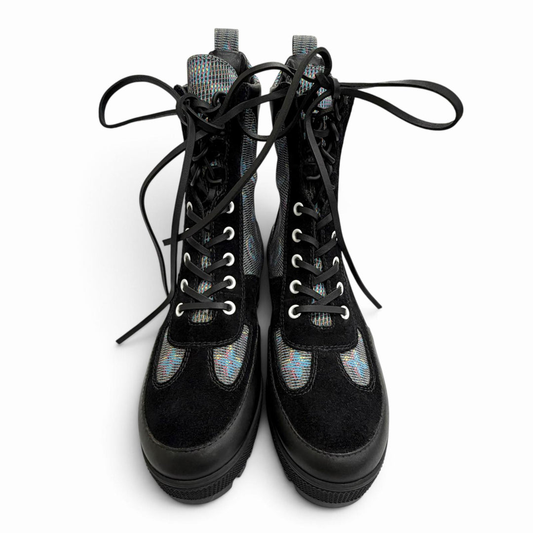 Excellent LOUIS VUITTON short boots Low rate line Monogram Ankle Boots 36.5