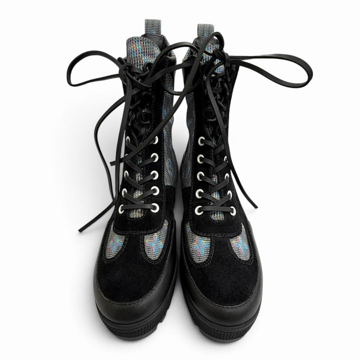 Excellent LOUIS VUITTON short boots Low rate line Monogram Ankle Boots 36.5