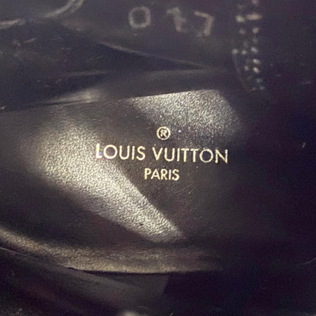 Excellent LOUIS VUITTON short boots Low rate line Monogram Ankle Boots 36.5