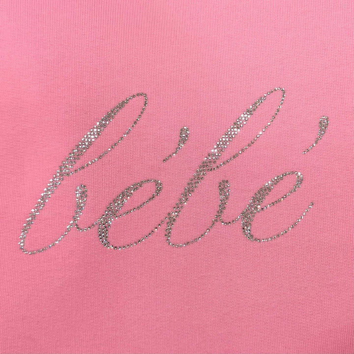 Pristine BALENCIAGA hoodie Oversized Logo Design Pullover pink cotton S 578135