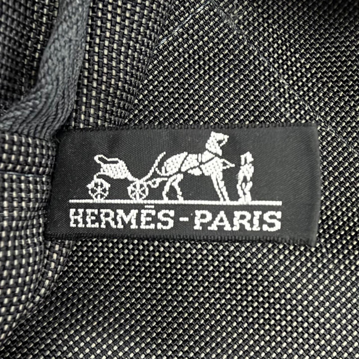 Great HERMES Her Line GM Serie Button Canvas Large Tote Bag Boston Bag gray