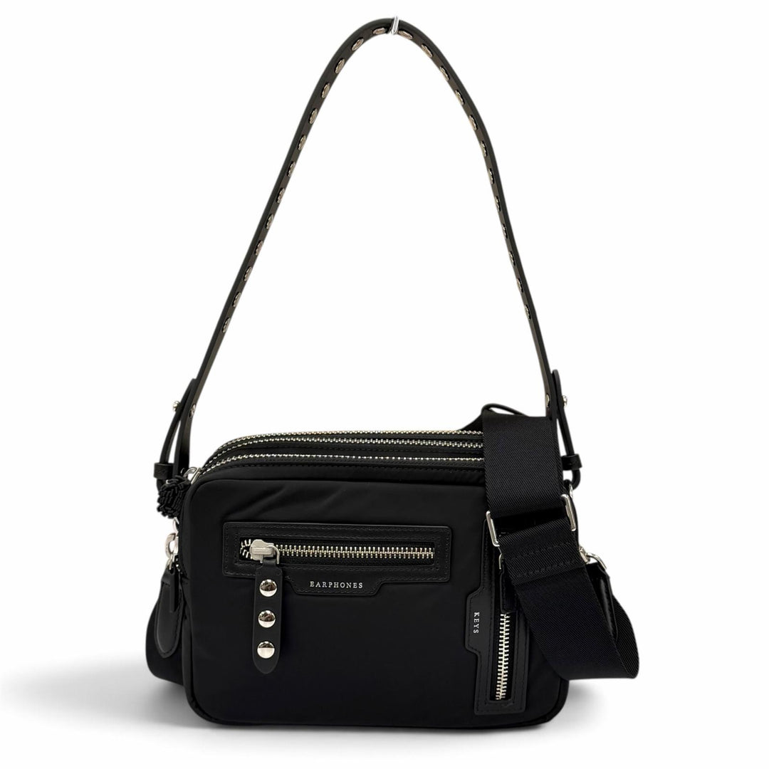 Excellent Anya Hindmarch Shoulder Bag Crossbody Trio Studs Leather 2WAY 204941
