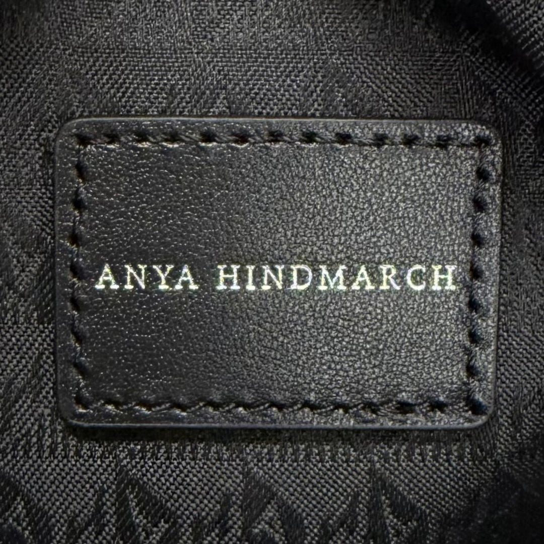 Excellent Anya Hindmarch Shoulder Bag Crossbody Trio Studs Leather 2WAY 204941