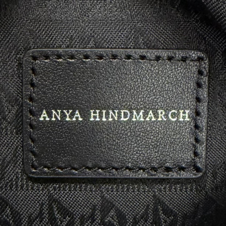 Excellent Anya Hindmarch Shoulder Bag Crossbody Trio Studs Leather 2WAY 204941