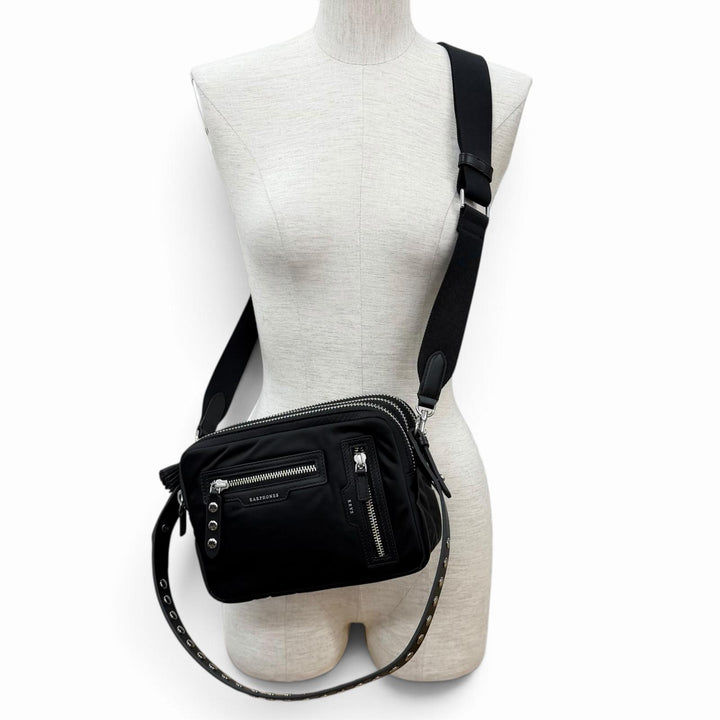 Excellent Anya Hindmarch Shoulder Bag Crossbody Trio Studs Leather 2WAY 204941