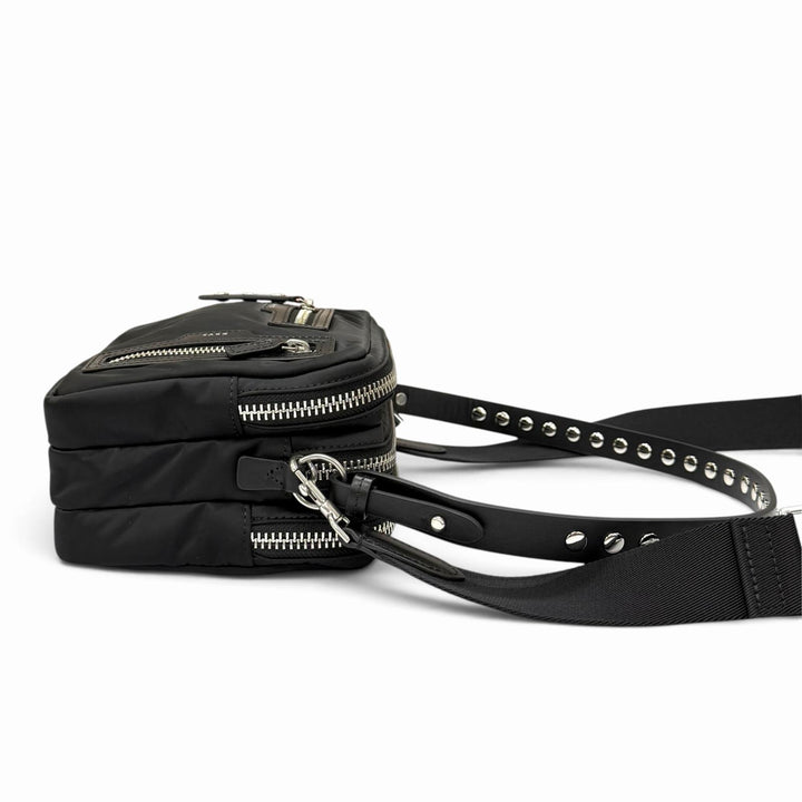 Excellent Anya Hindmarch Shoulder Bag Crossbody Trio Studs Leather 2WAY 204941