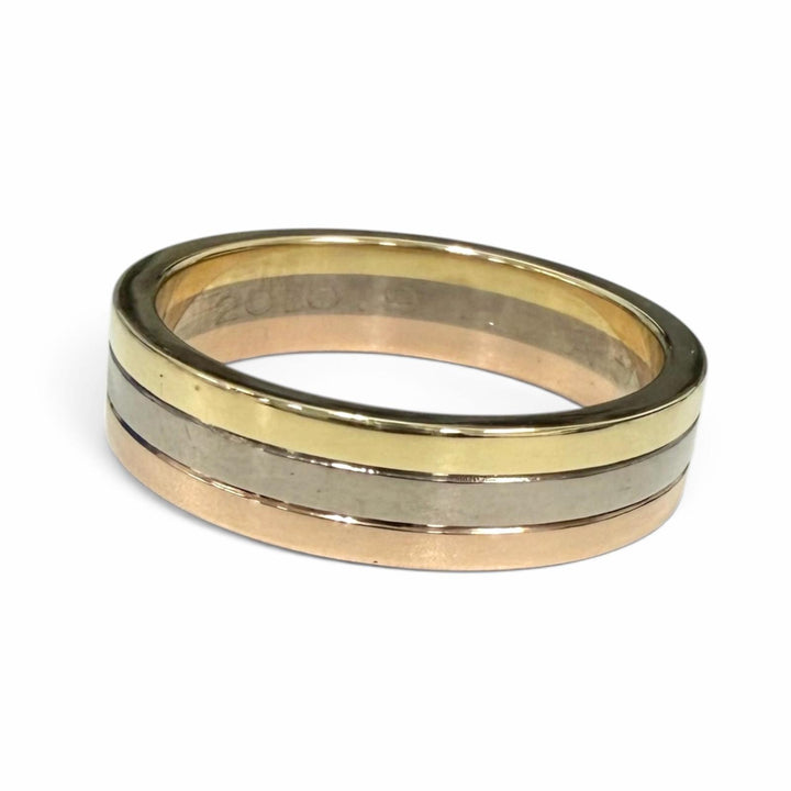 Great Cartier Ring ring Vendome Louis Cartier Wedding Yellow Gold 750 mens 55