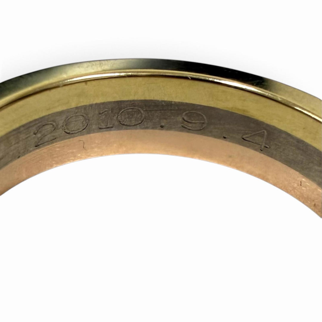 Great Cartier Ring ring Vendome Louis Cartier Wedding Yellow Gold 750 mens 55