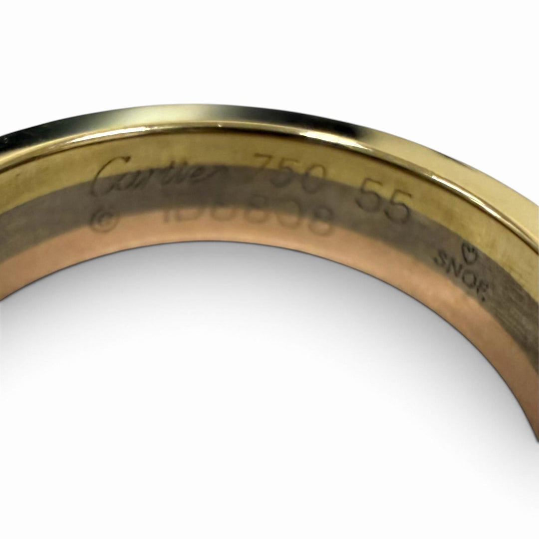Great Cartier Ring ring Vendome Louis Cartier Wedding Yellow Gold 750 mens 55