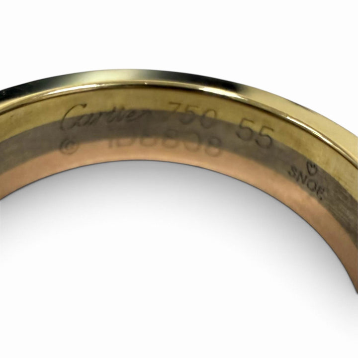 Great Cartier Ring ring Vendome Louis Cartier Wedding Yellow Gold 750 mens 55