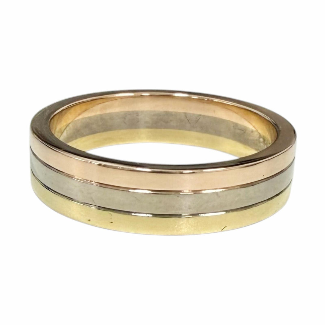 Great Cartier Ring ring Vendome Louis Cartier Wedding Yellow Gold 750 mens 55