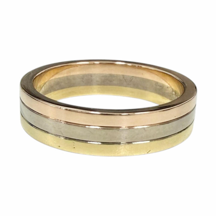Great Cartier Ring ring Vendome Louis Cartier Wedding Yellow Gold 750 mens 55
