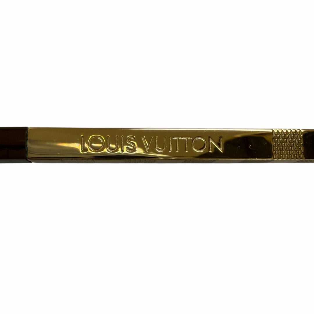 Excellent LOUIS VUITTON Sunglasses Attitude gold